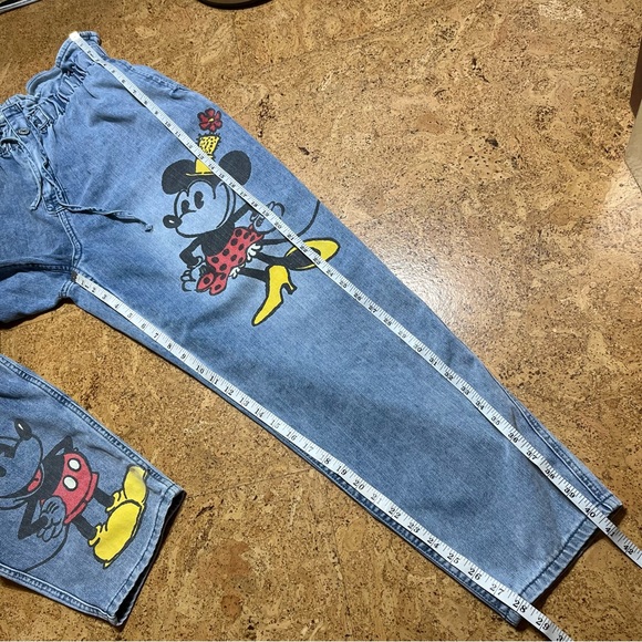 Disney Her Universe Mickey & Minnie Paperbag Drawstring Jeans Sz XL - Picture 15 of 16